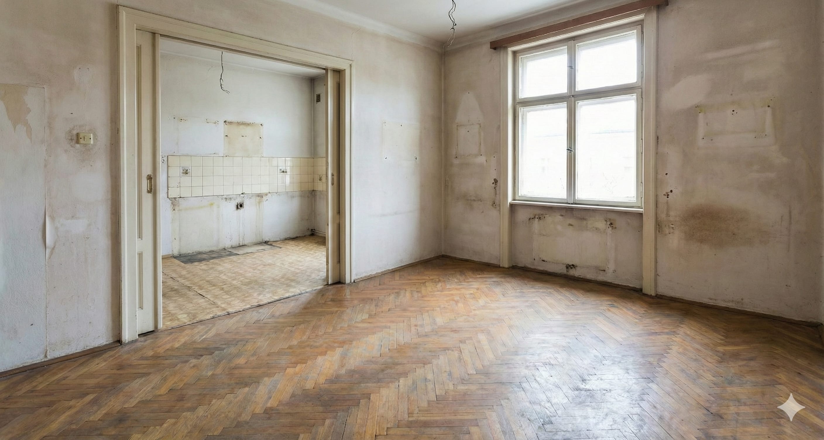 PO: Stanovanje pred prodajo v Maribor - čist prostor po odvozu